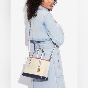 COACH Mollie Tote in Color Block